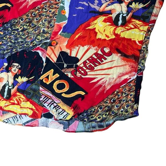 American Vintage Jams World Hawaiian Shirt Large - Picture 3 of 7